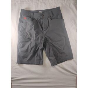 Mens‎ Brunt Ripstop Shorts Size 28 Gray Pockets Outdoor Hiking Stretch